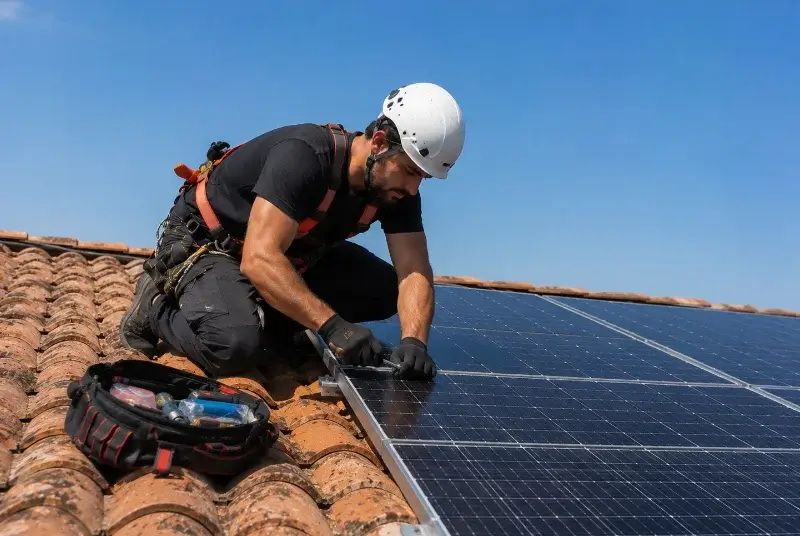 Maintenance et monitoring de panneaux solaires à Teyran