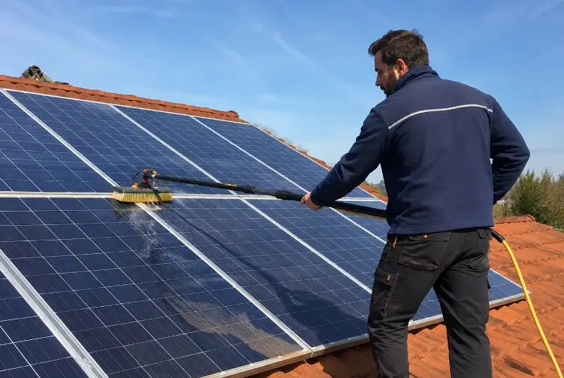 Nettoyage et entretien de panneaux solaires à Teyran